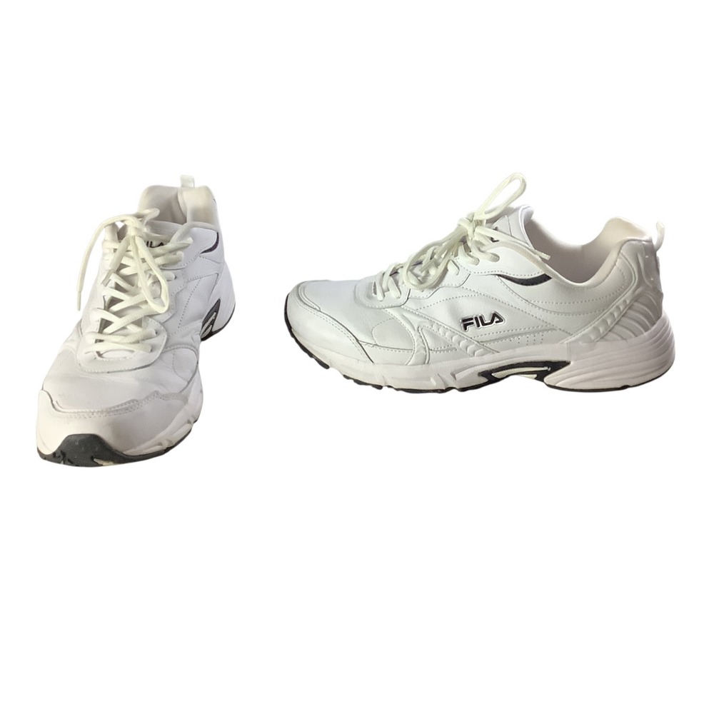 Fila Classic Sneakers Mens 13 White Athletic Walking Chunky Dad Shoes Athleisure